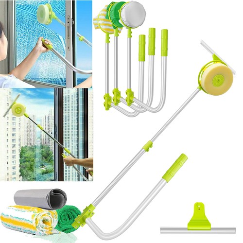 High rise window cleaner - window,