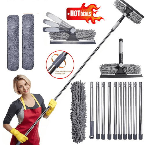 Telescopic squeegee cleaner - telescopic,