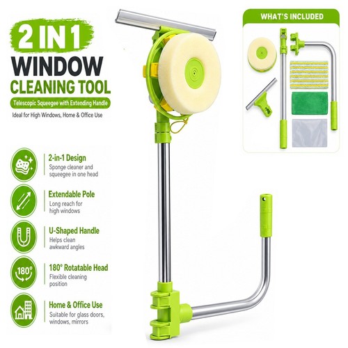 High rise window - window, cleaner