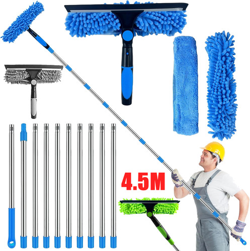 Telescopic squeegee - 4.5m,