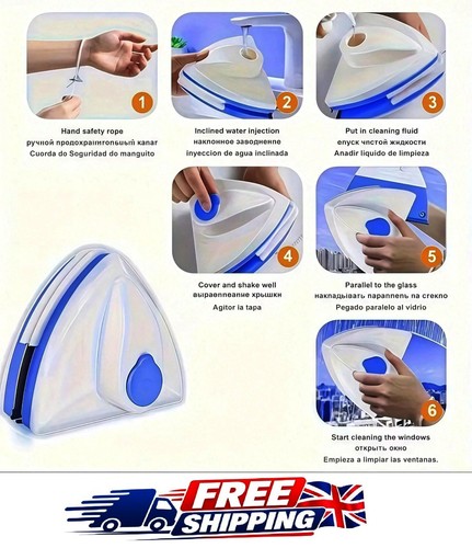 Magnetic window cleaner double - magnetic,