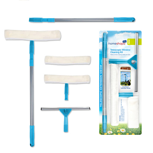 Window cleaning kit telescopic - window,